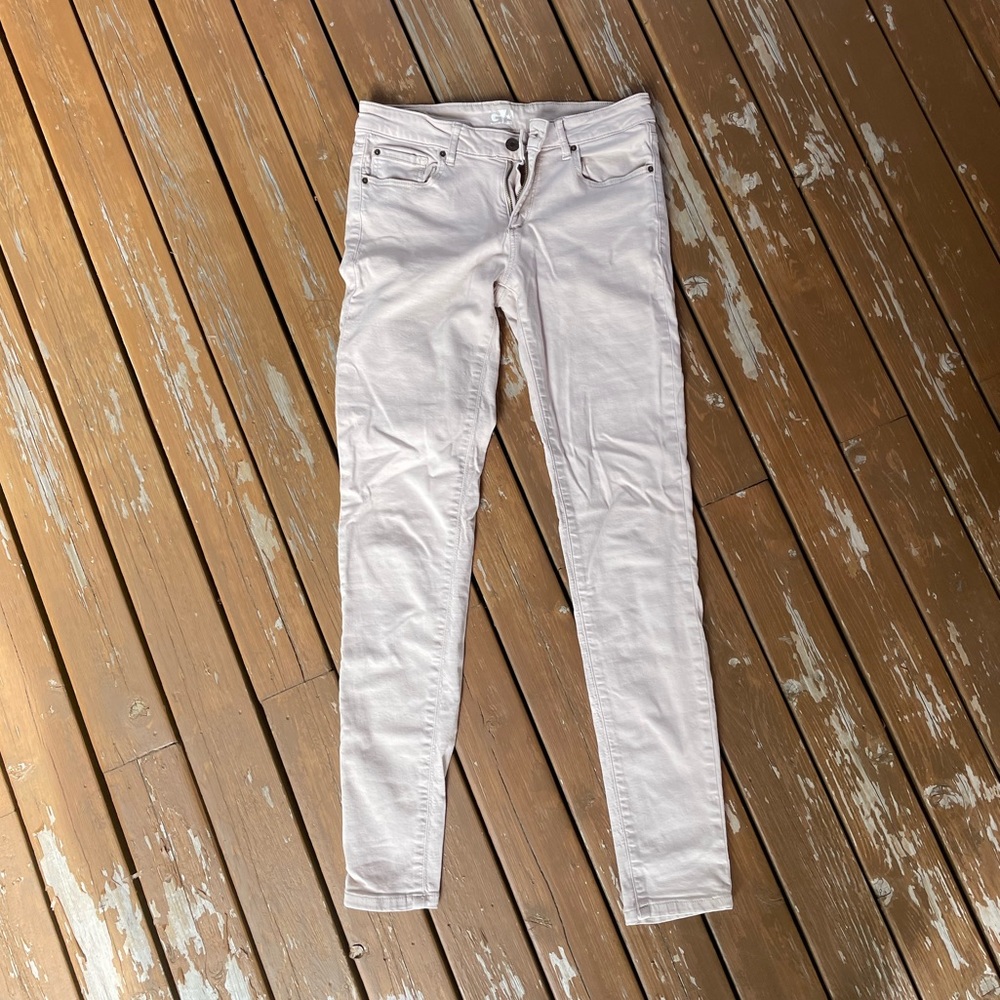 Beige jeggings from Garage